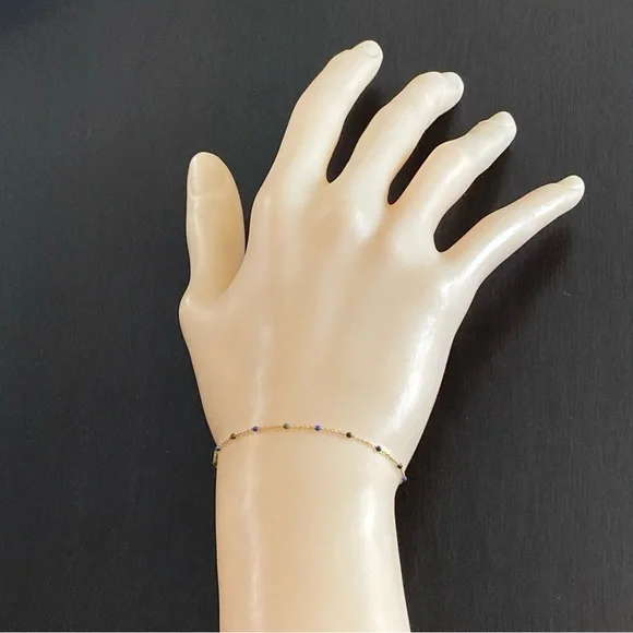 Gorjana 18K Gold Plated Capri Hamptons Bracelet 245-202-535-G - Picture 6 of 10